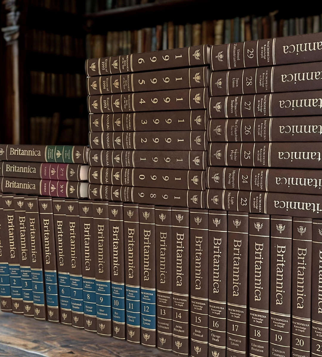 Encyclopedia Britannica 15th Edition (1970s) | 32-Volume Set  40 Books Total | Classic Reference