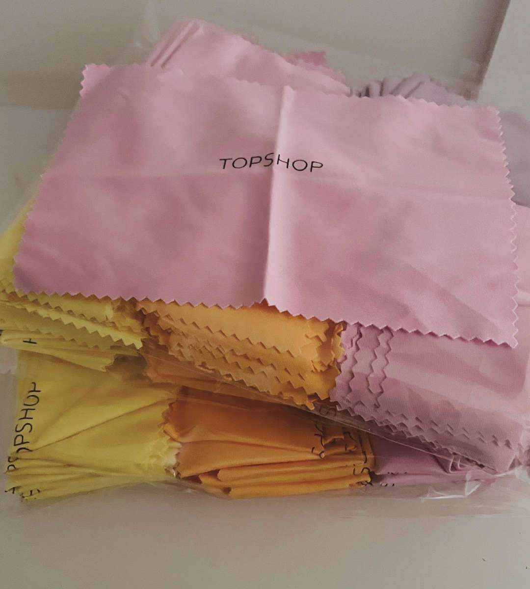 Clearance! 1 Pack of ±100x TopShop Branded Cleaning Cloths  Glasses, Jewelry, Screens