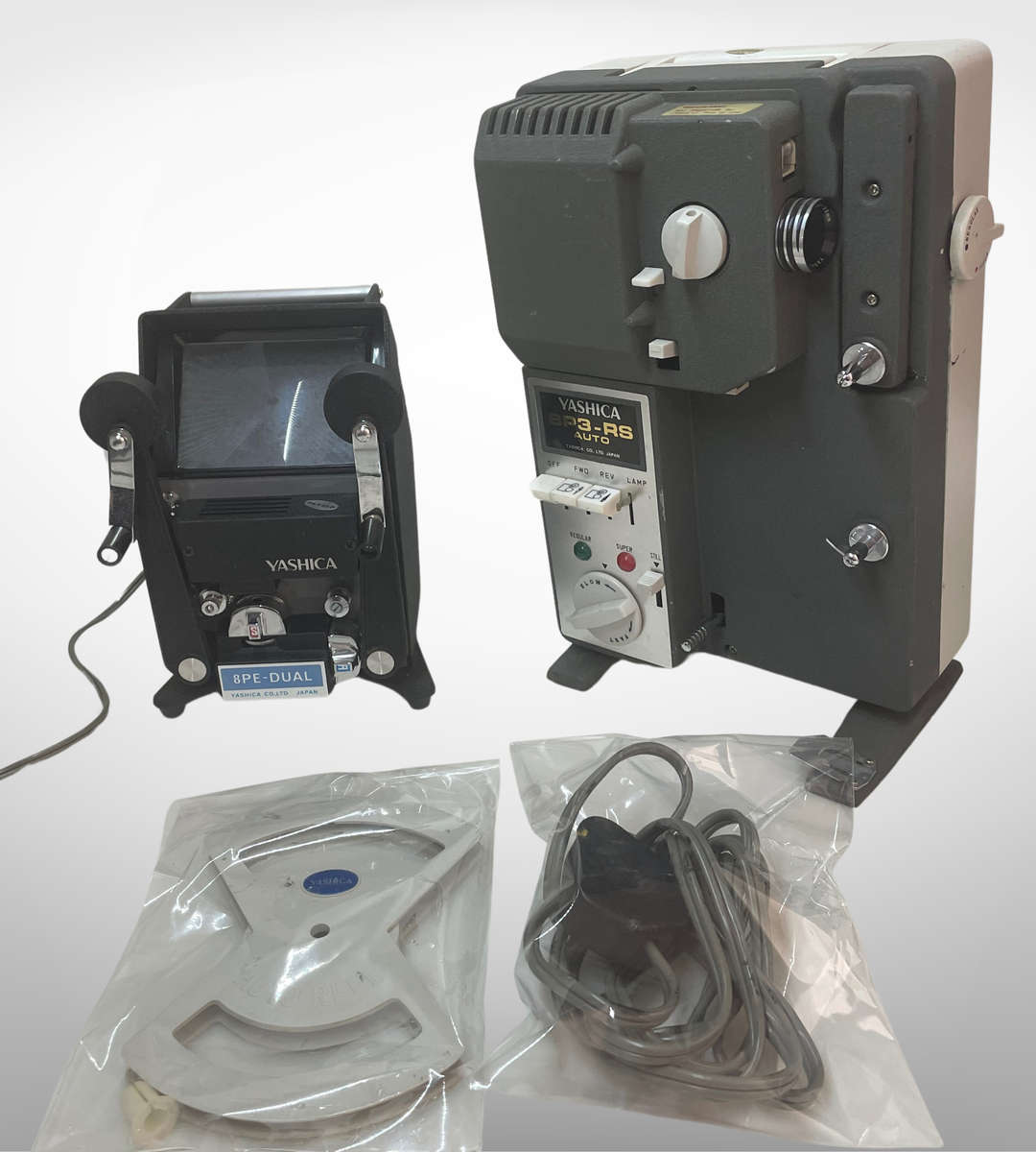 Set of 2 Vintage Yashica Film Projectors  8mm & Super 8  Japan  Tested & Working - Reduced