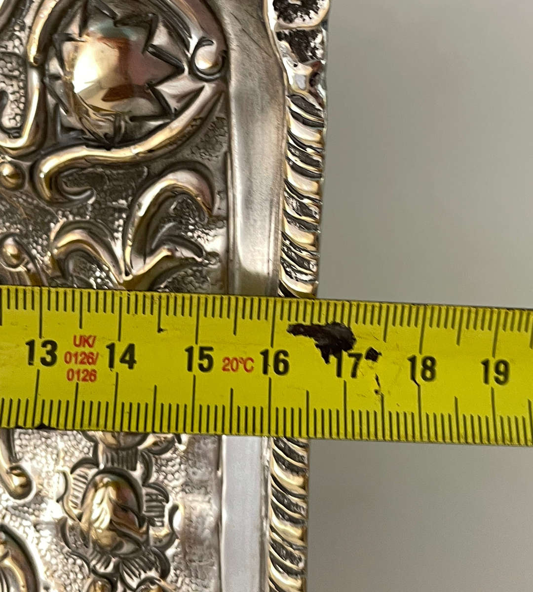 Antique Williams Sheffield Silver-Plated Bon Bon Dish with Ornate Handles & Floral Repoussé  1920s