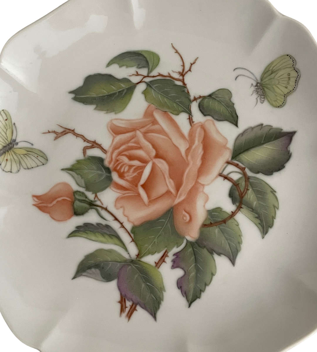 Set of 2 Decorative Hand-Painted Wall Plates by Daphne Karlson (2004)