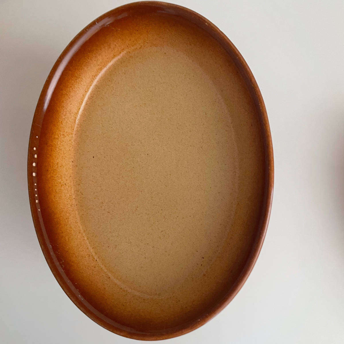 1970s Stoneware Oven-to-Table Baking Set  8 Pieces  Brown Glaze  Includes Heart Dish, Large Pie D