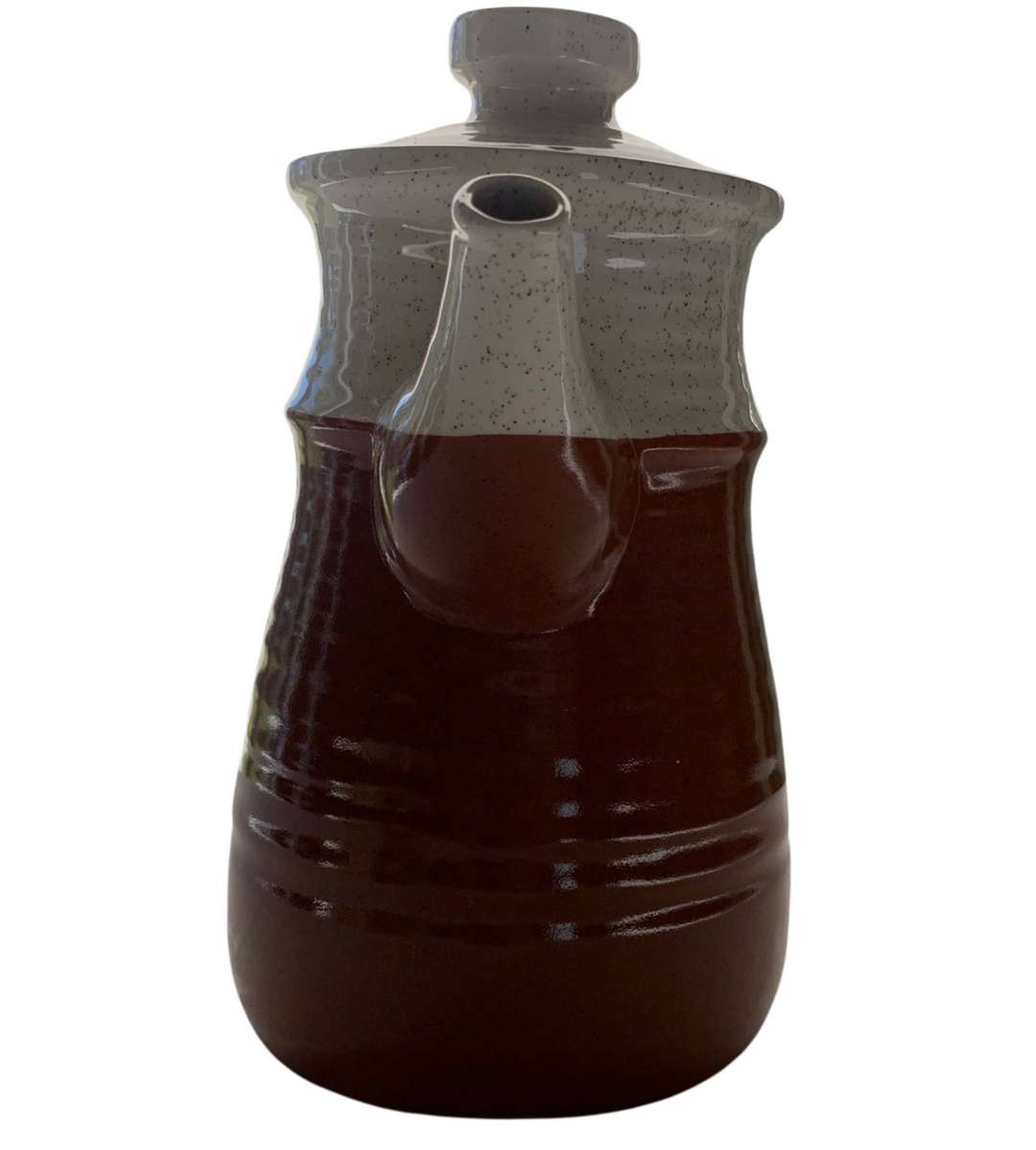 Vintage J & G Meakin Stoneware Coffee Pot  England  Retro 1960s1970s