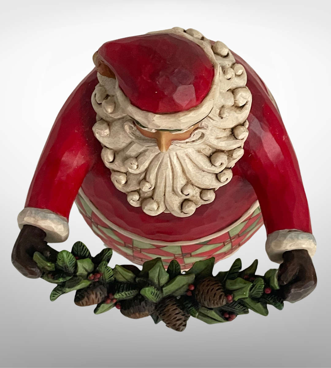 Jim Shore "Beauty Comes From Within" Santa Cookie Jar  Heartwood Creek Collection, 2010