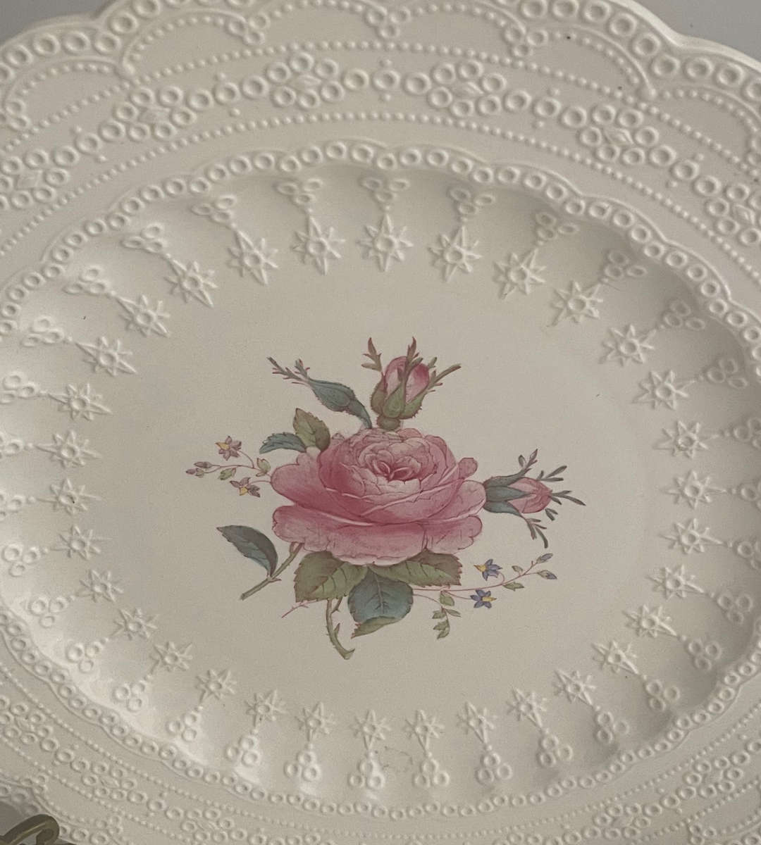 Spode's Jewel Copeland Spode Billingsley Rose 26.5cm Dinner Plate  England