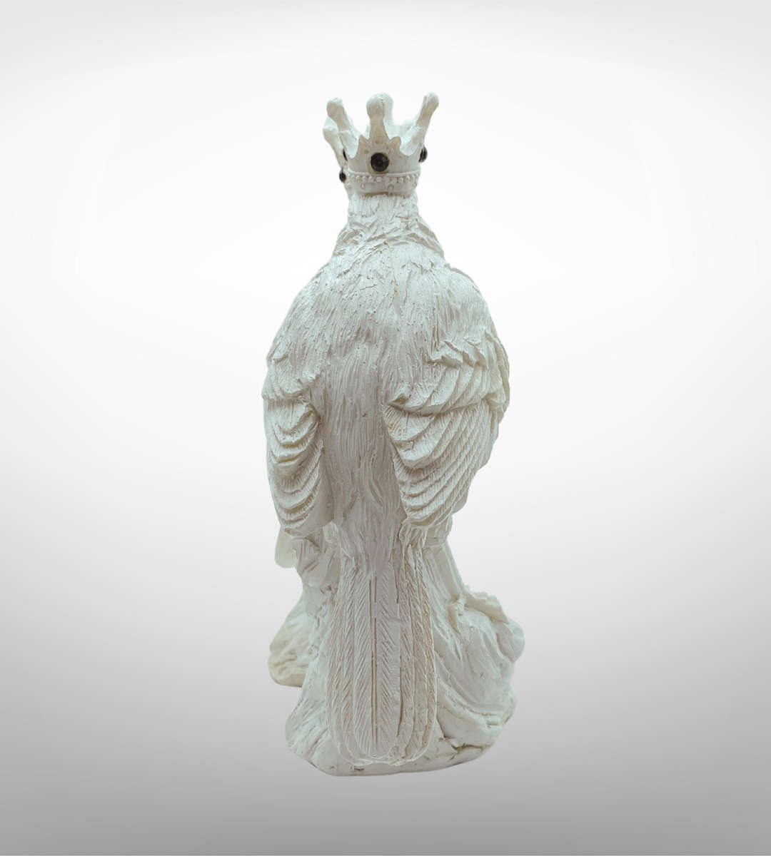 Clearance - Crowned Lovebirds Figurine | Romantic Wedding Gift | 16cm