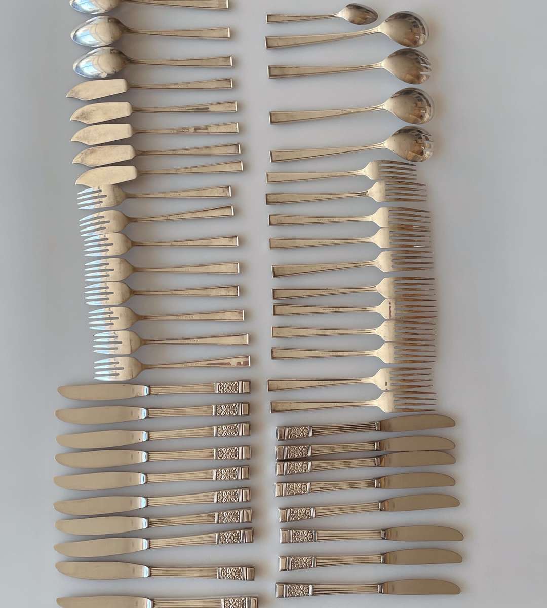 Incomplete 50-Piece NTC Silver Plated Cutlery Set (1940)  Coronation Pattern, Great Condition