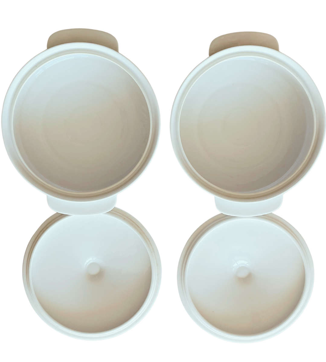 Rare 4-Piece Thomas Rosenthal Porcelain Serving Dishes with Lids  1970s German