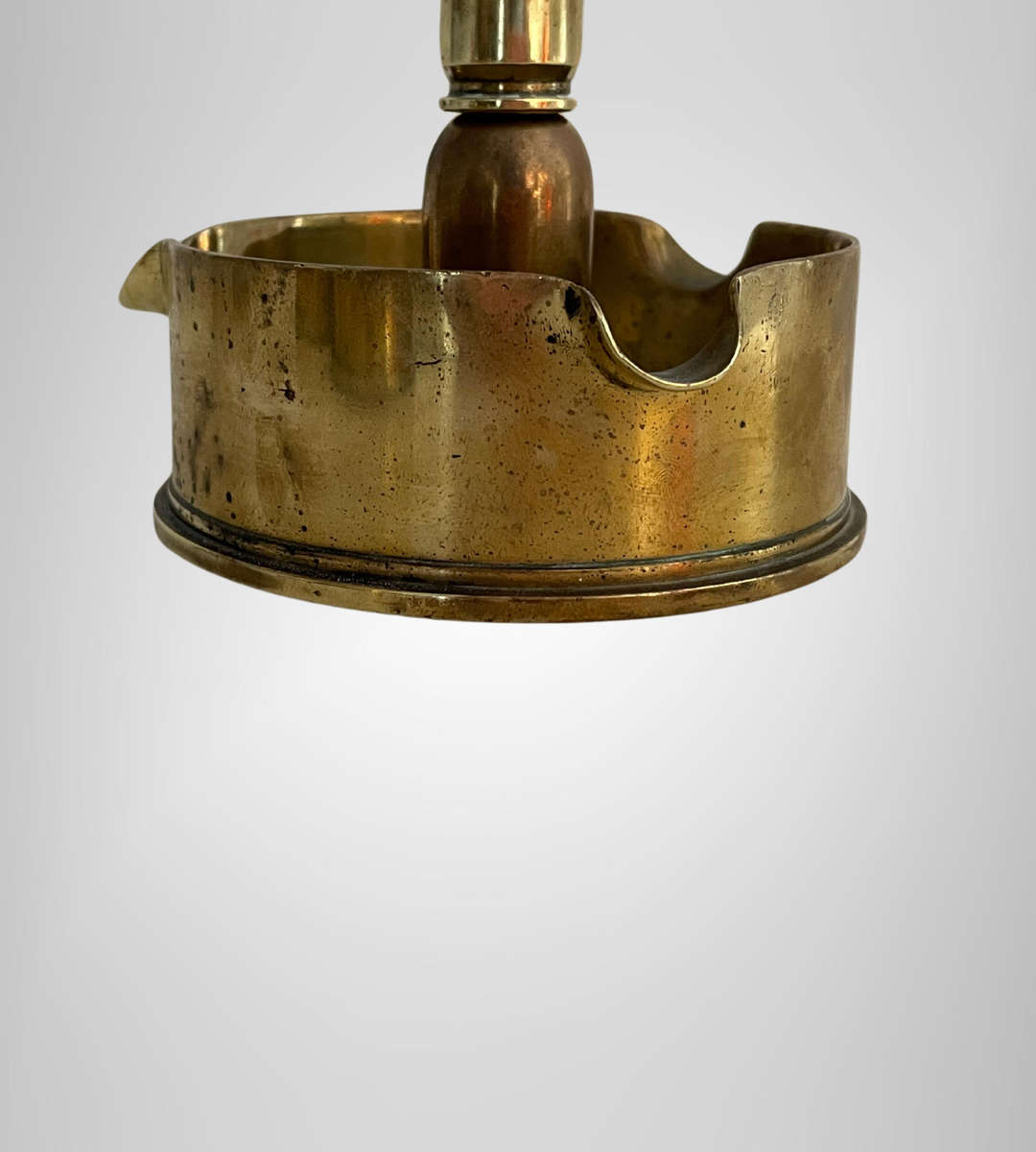Reserve For Kayleigh - WWII 25Pdr & .50Cal TrenchArt Ashtray  Brass Shells Marked 1941