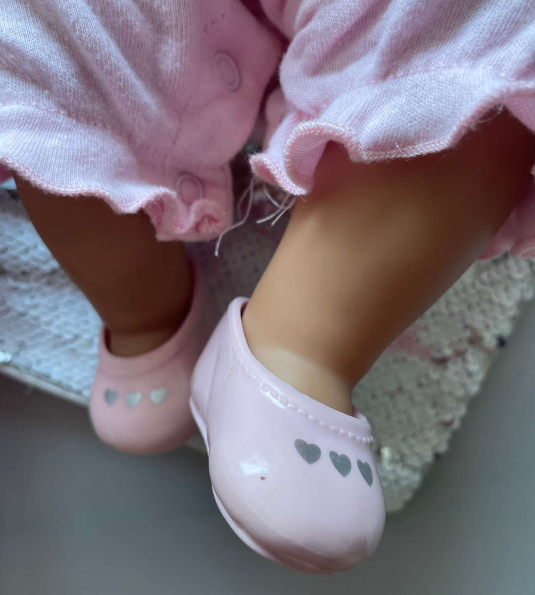 Collection of 3 Dolls: 2 Reborn 55cm Realistic Handmade Silicone Vinyl Dolls & 1 Baby Born Interacti