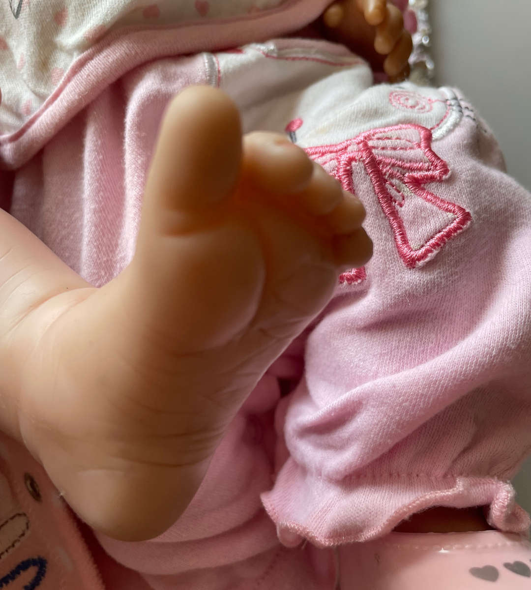 Collection of 3 Dolls: 2 Reborn 55cm Realistic Handmade Silicone Vinyl Dolls & 1 Baby Born Interacti