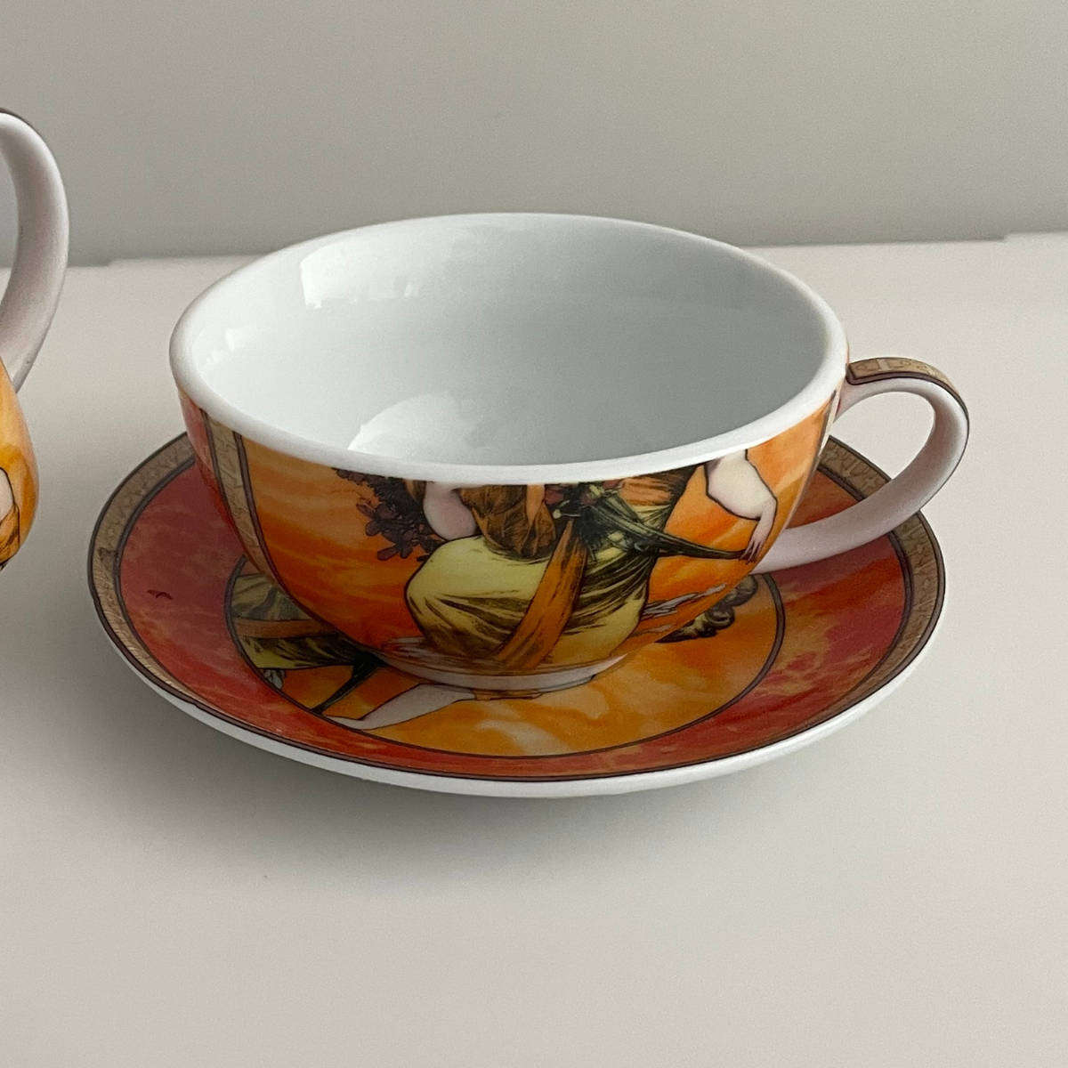 Queen Isabell Limited Collection  Spring Tea for One Set  Teapot, Cup & Saucer  15 cm High  14