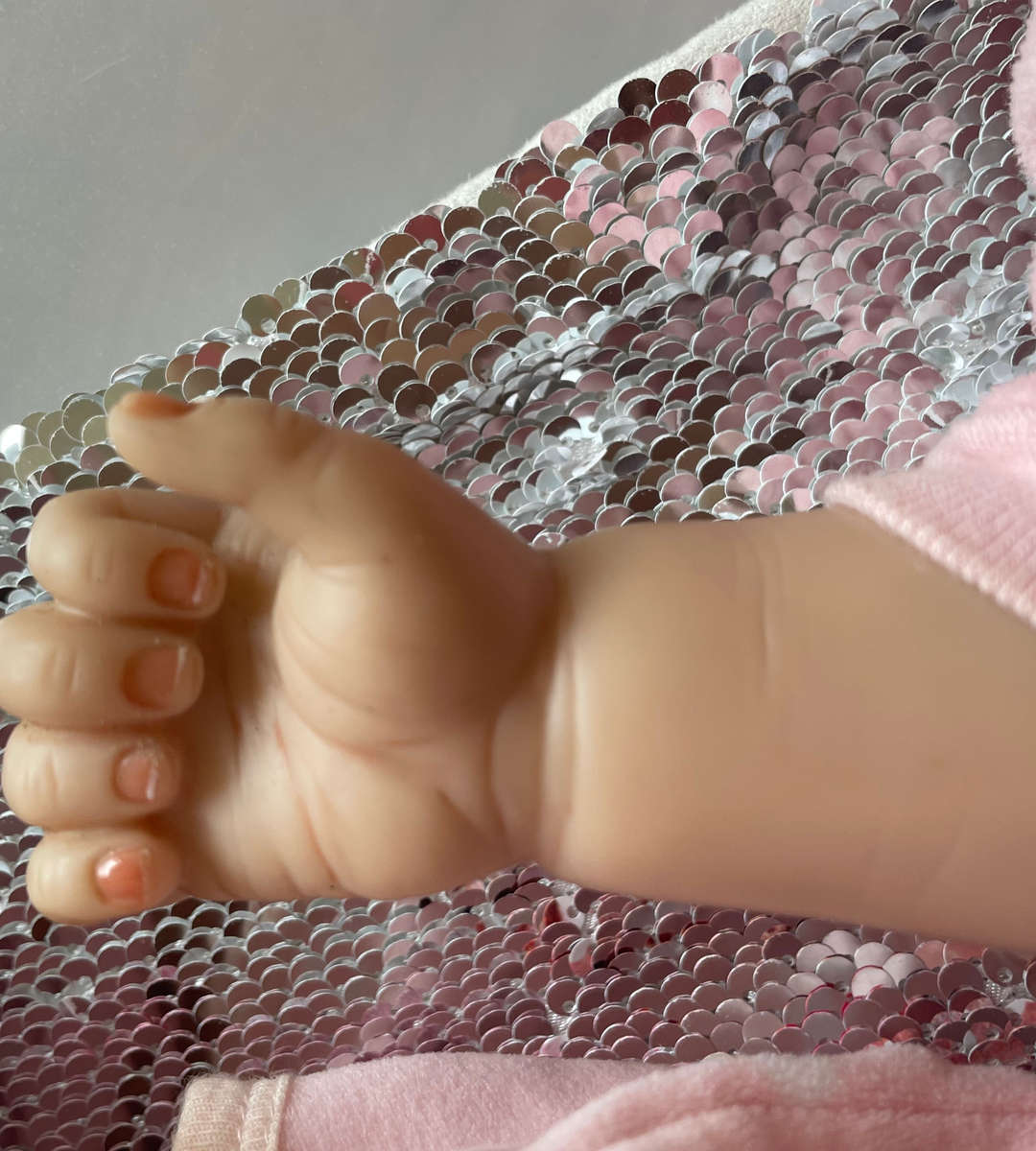 Collection of 3 Dolls: 2 Reborn 55cm Realistic Handmade Silicone Vinyl Dolls & 1 Baby Born Interacti