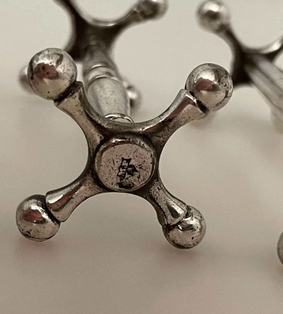 Reserved For Danie -Set of 5 Vintage 1940s Silverplated Knife Rests  Mappin & Webb & Mixed Designs