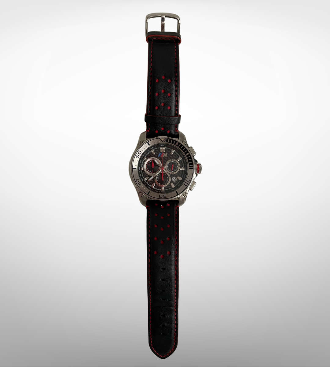 Ultra Rare BMW M Motorsport Chronograph Watch  Swiss Movement, Carbon Fiber Dial, Reduced!