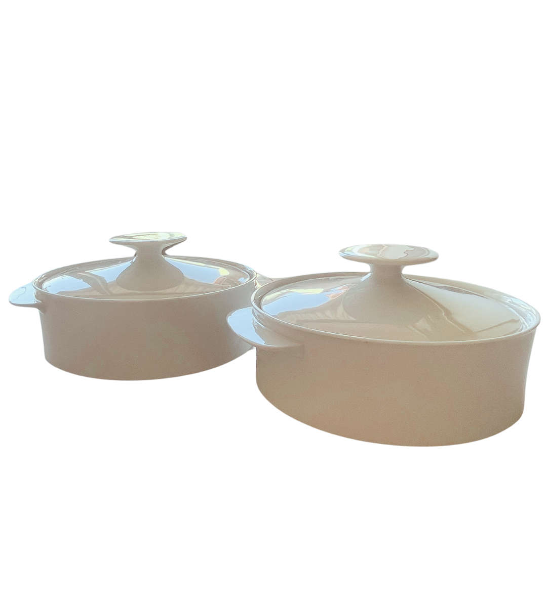 Rare 4-Piece Thomas Rosenthal Porcelain Serving Dishes with Lids  1970s German