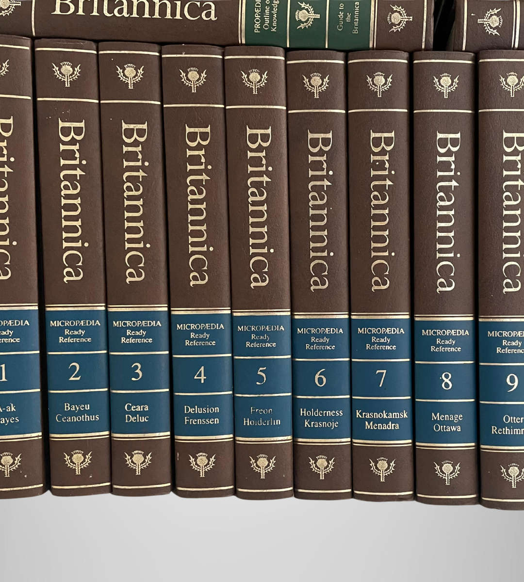 Encyclopedia Britannica 15th Edition (1970s) | 32-Volume Set  40 Books Total | Classic Reference