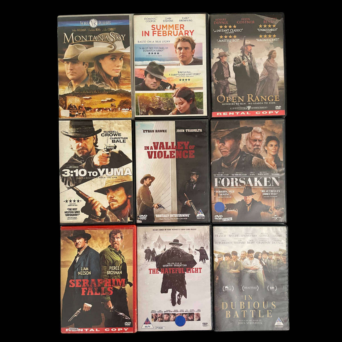 20+ Cowboy Western & Drama DVD Lot  Bargain Bulk Bundle
