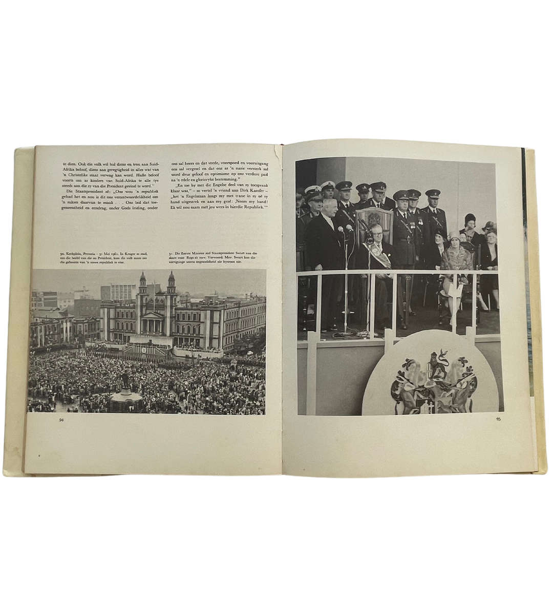 First Edition (1966) Hardcover Book  HF Verwoerd Gedenkalbum by Pieter W. Grobbelaar