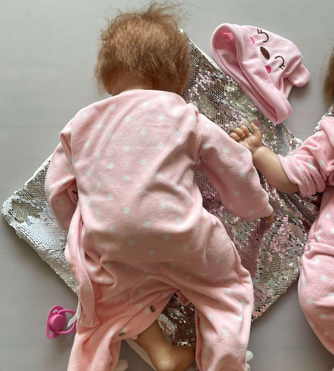 Collection of 3 Dolls: 2 Reborn 55cm Realistic Handmade Silicone Vinyl Dolls & 1 Baby Born Interacti