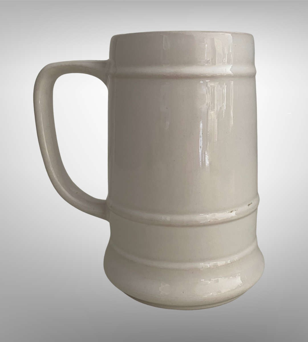 Vintage Norbel Zimbabwe Ceramic Beer Mug  CROC 82 Victoria Falls Africa Collectible