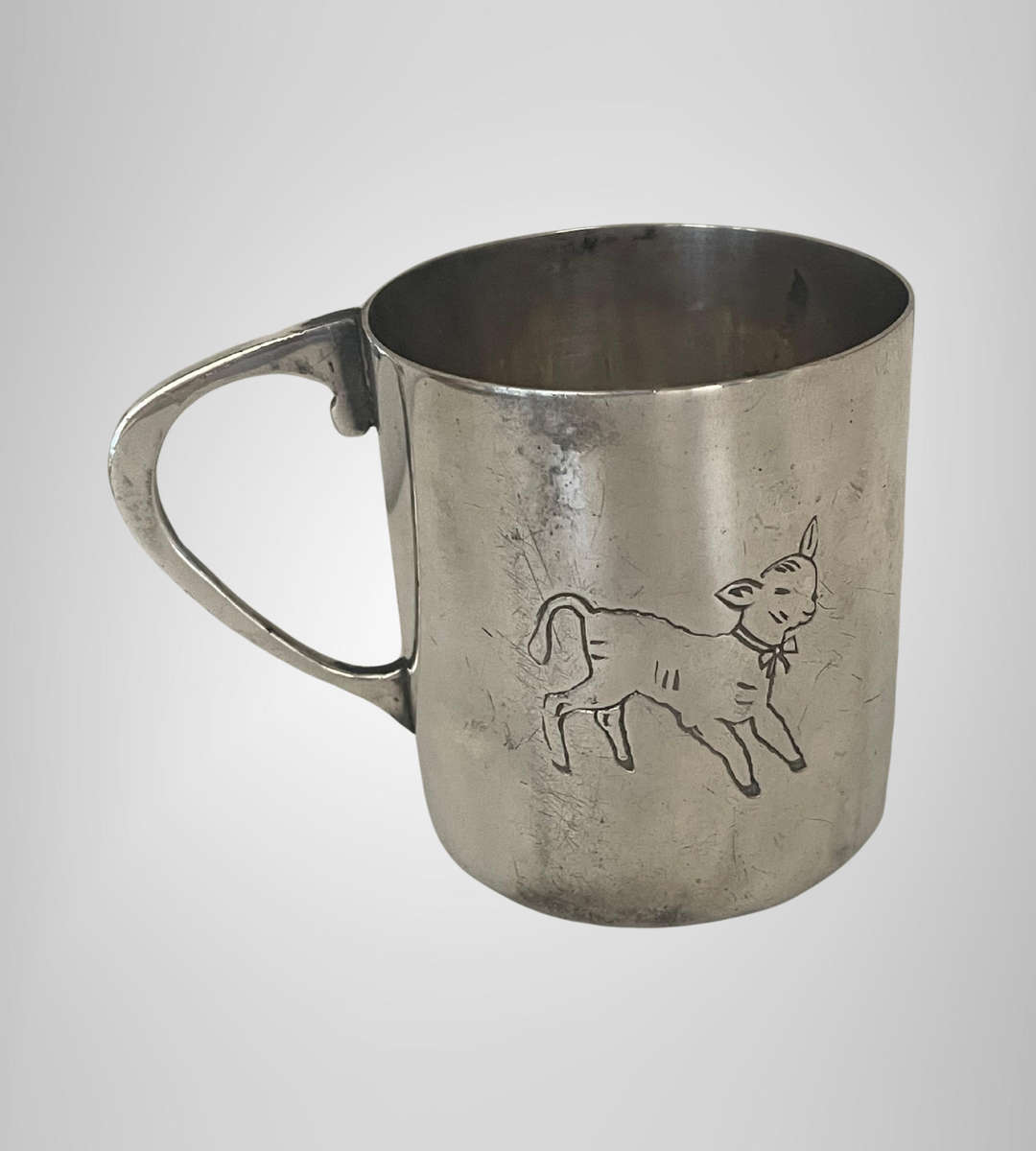 R1 Start - 1968 Silver-Plated Christening Cup  David  Angora EPNS England