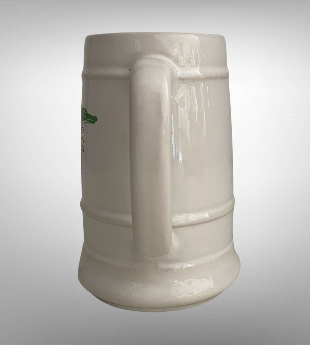 Vintage Norbel Zimbabwe Ceramic Beer Mug  CROC 82 Victoria Falls Africa Collectible