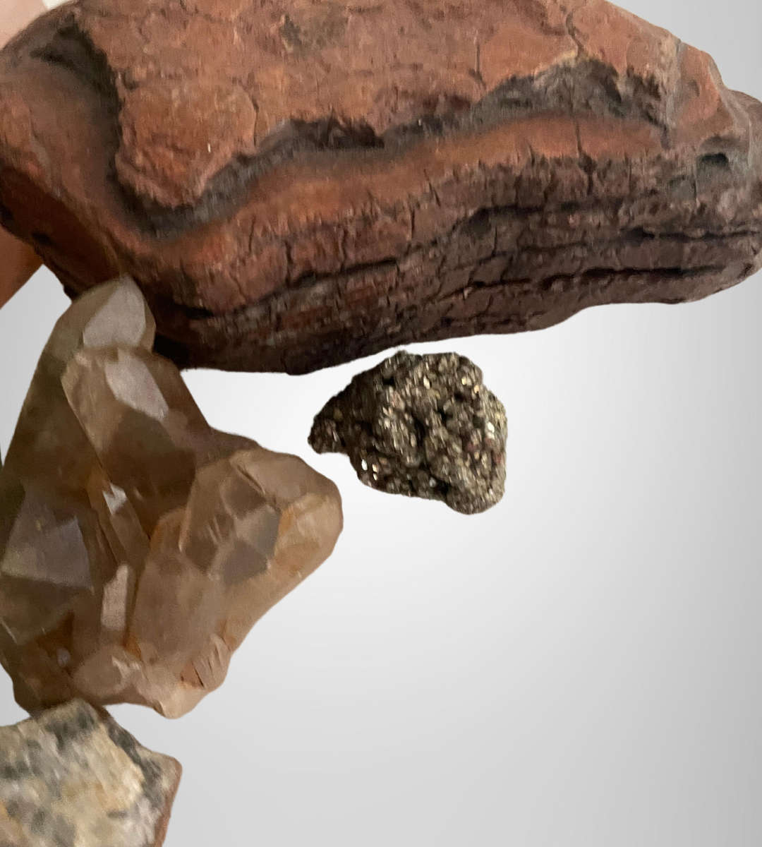 Reserved - Mixed Lot of Crystals & Mineral Specimens  Rose Quartz, Pyrite & More  Sold As Is