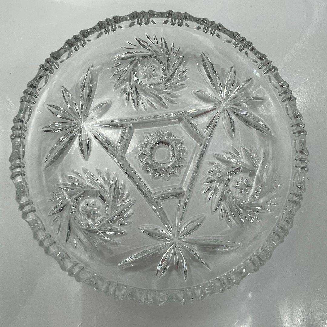 Walther Glas Komet Series Crystal Dessert Bowls  Set of 7  West Germany