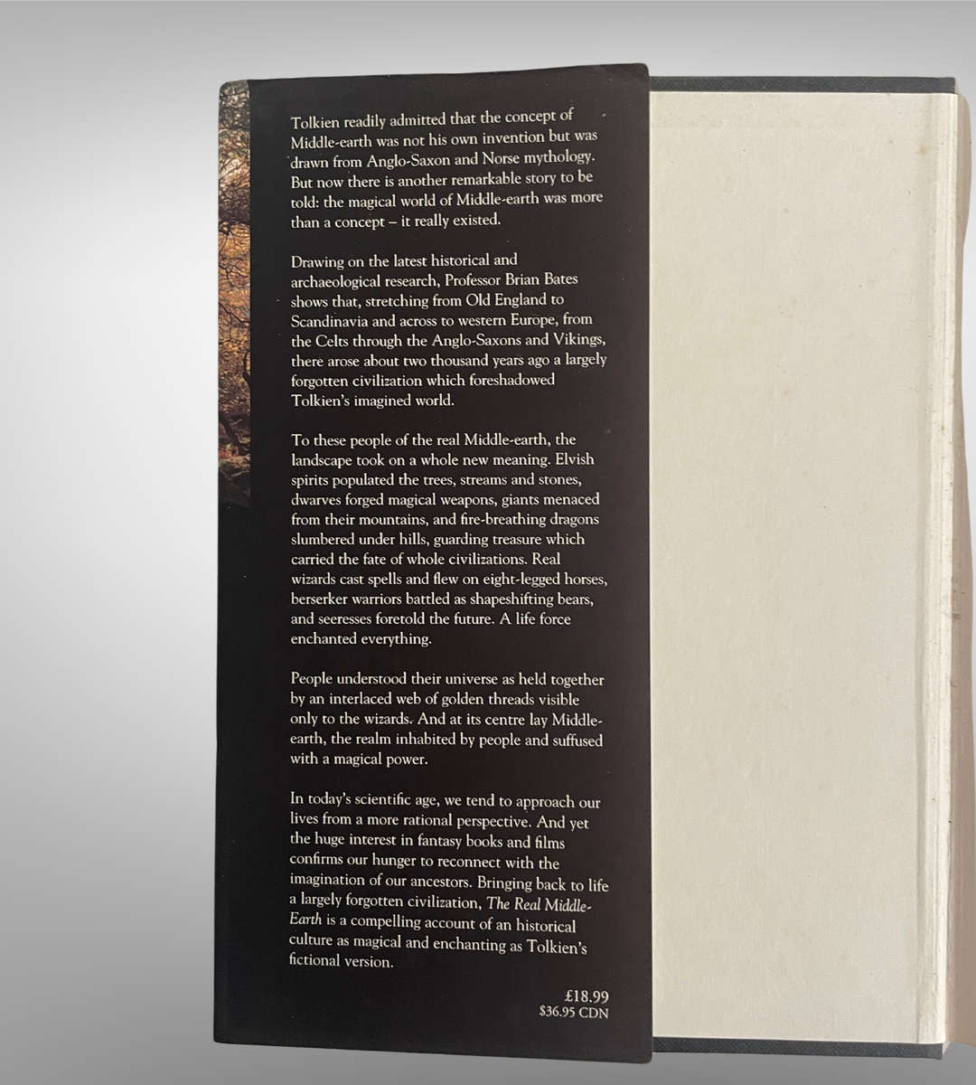 The Real Middle-Earth by Brian Bates  Hardcover  The Magic & Mystery That Inspired Tolkien