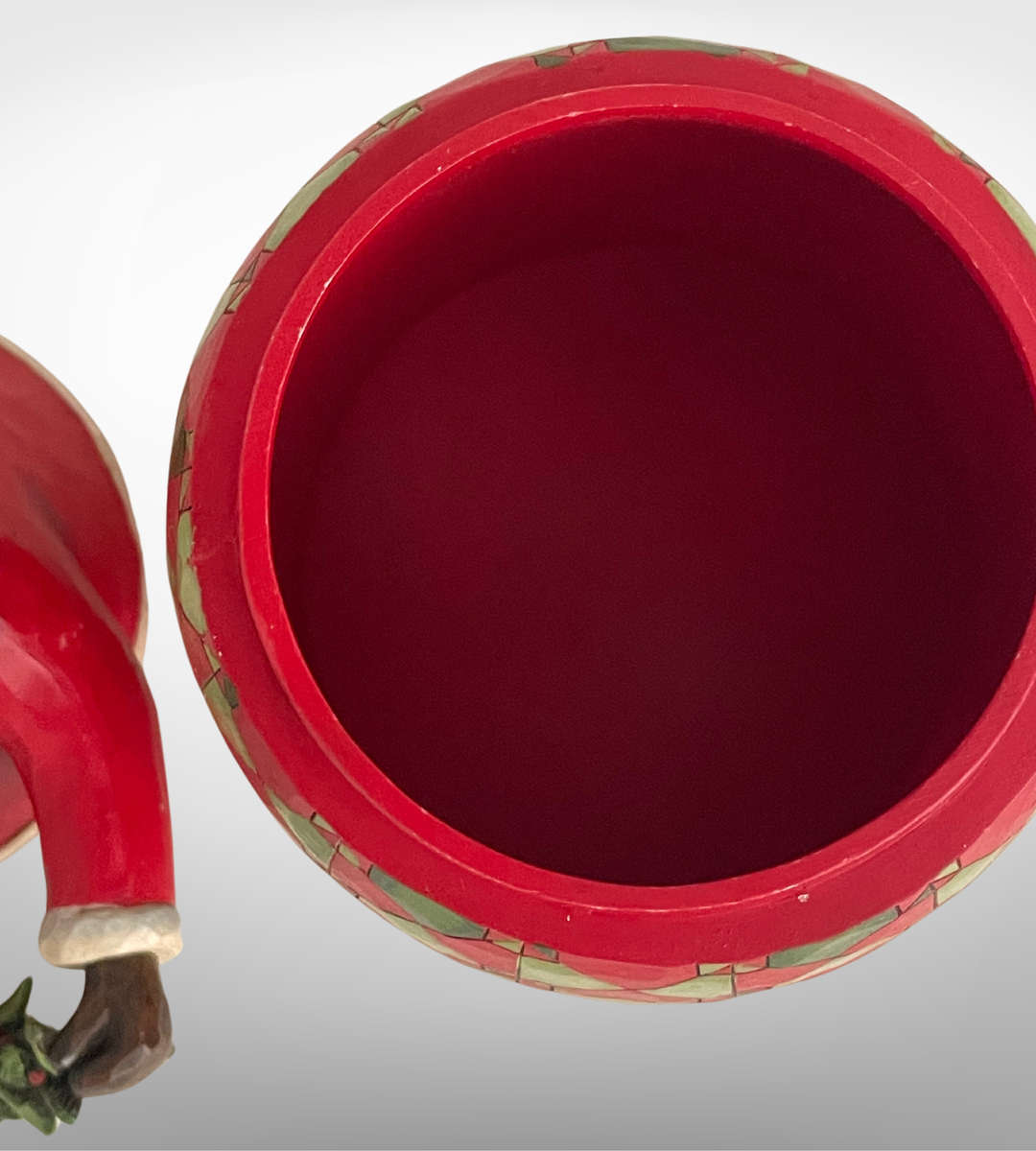 Jim Shore "Beauty Comes From Within" Santa Cookie Jar  Heartwood Creek Collection, 2010