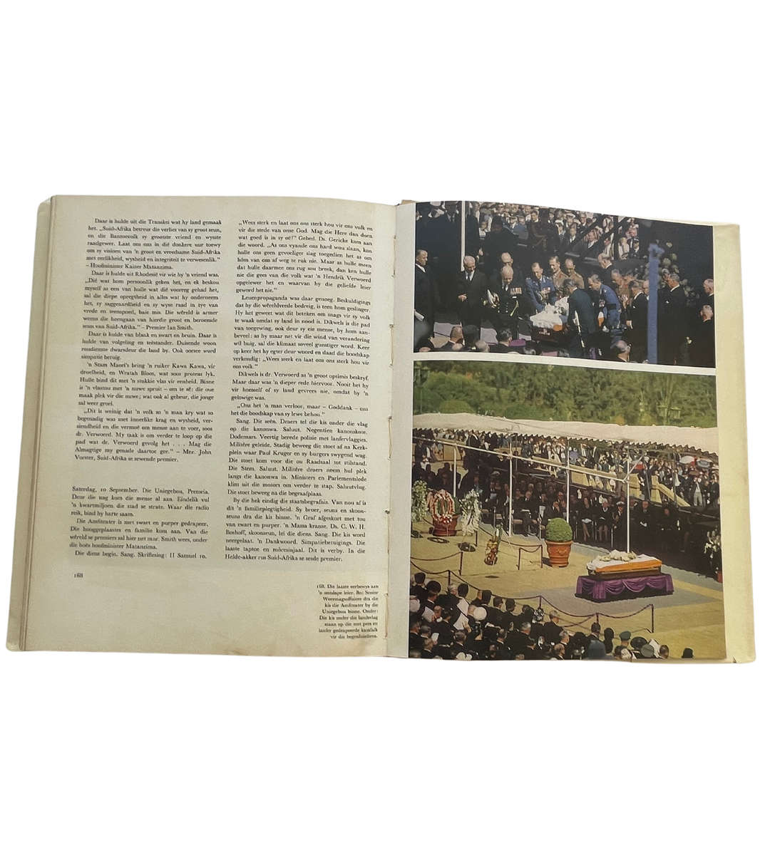 First Edition (1966) Hardcover Book  HF Verwoerd Gedenkalbum by Pieter W. Grobbelaar