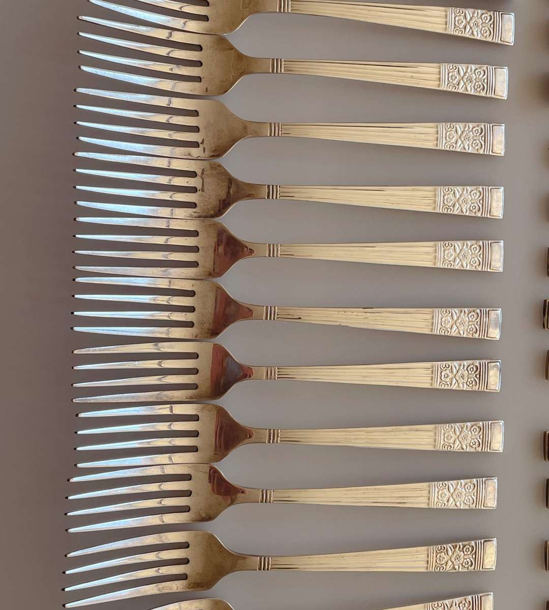 Incomplete 50-Piece NTC Silver Plated Cutlery Set (1940)  Coronation Pattern, Great Condition