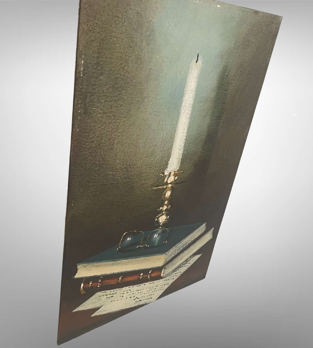 Denzil Herring Original Oil Painting  Still Life Realism (1950-1969)  Unframed