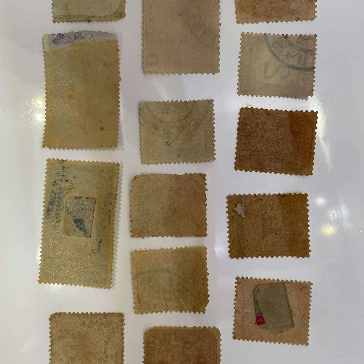 Lot of 14 Old South African & ZAR Stamps  SWA Overprints, Natal, ZAR Revenues, Postage Due