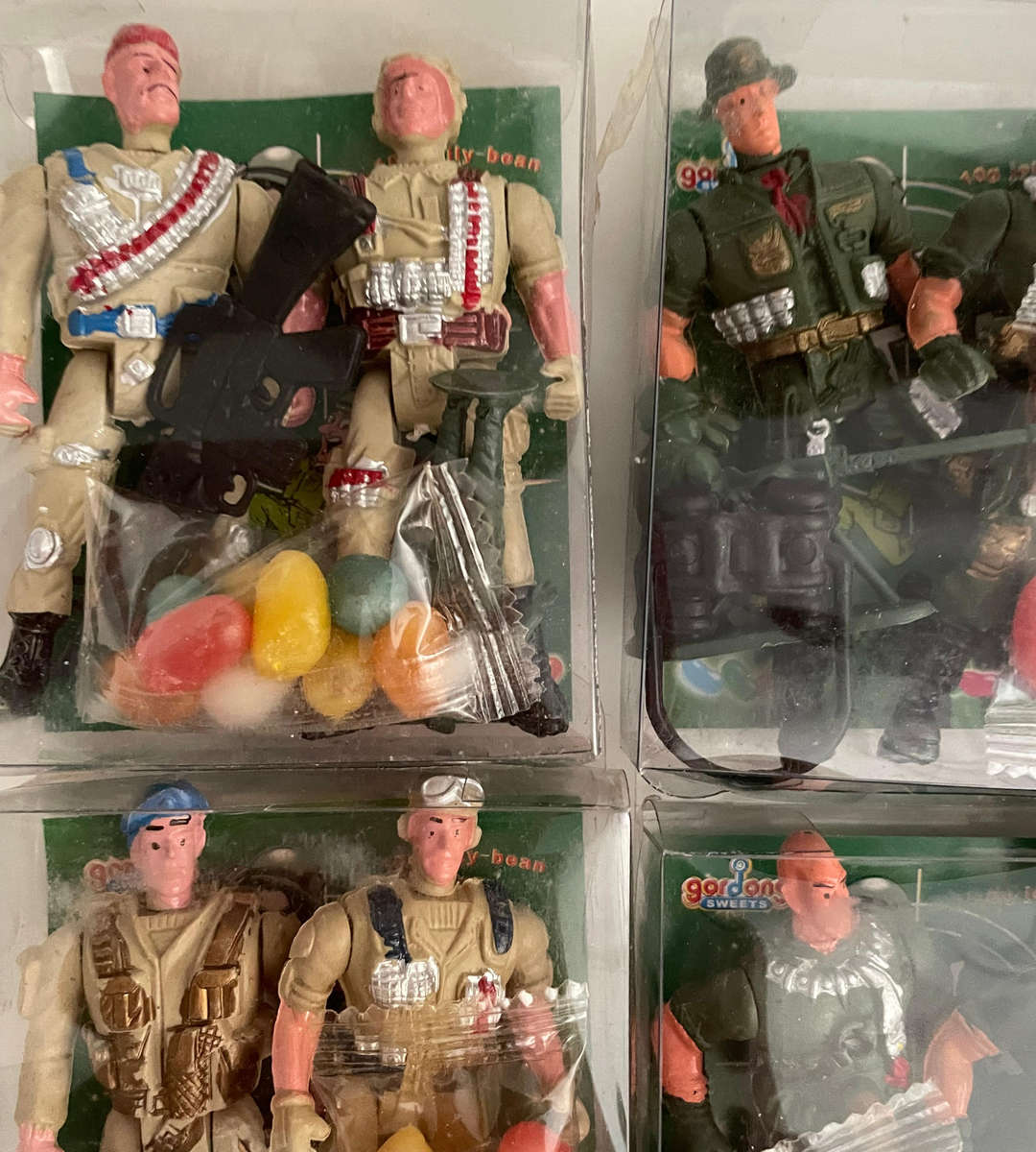 Lot of 10 Army Team Sets (2 soldiers each) - Gordons Sweets 2009 - Display Only