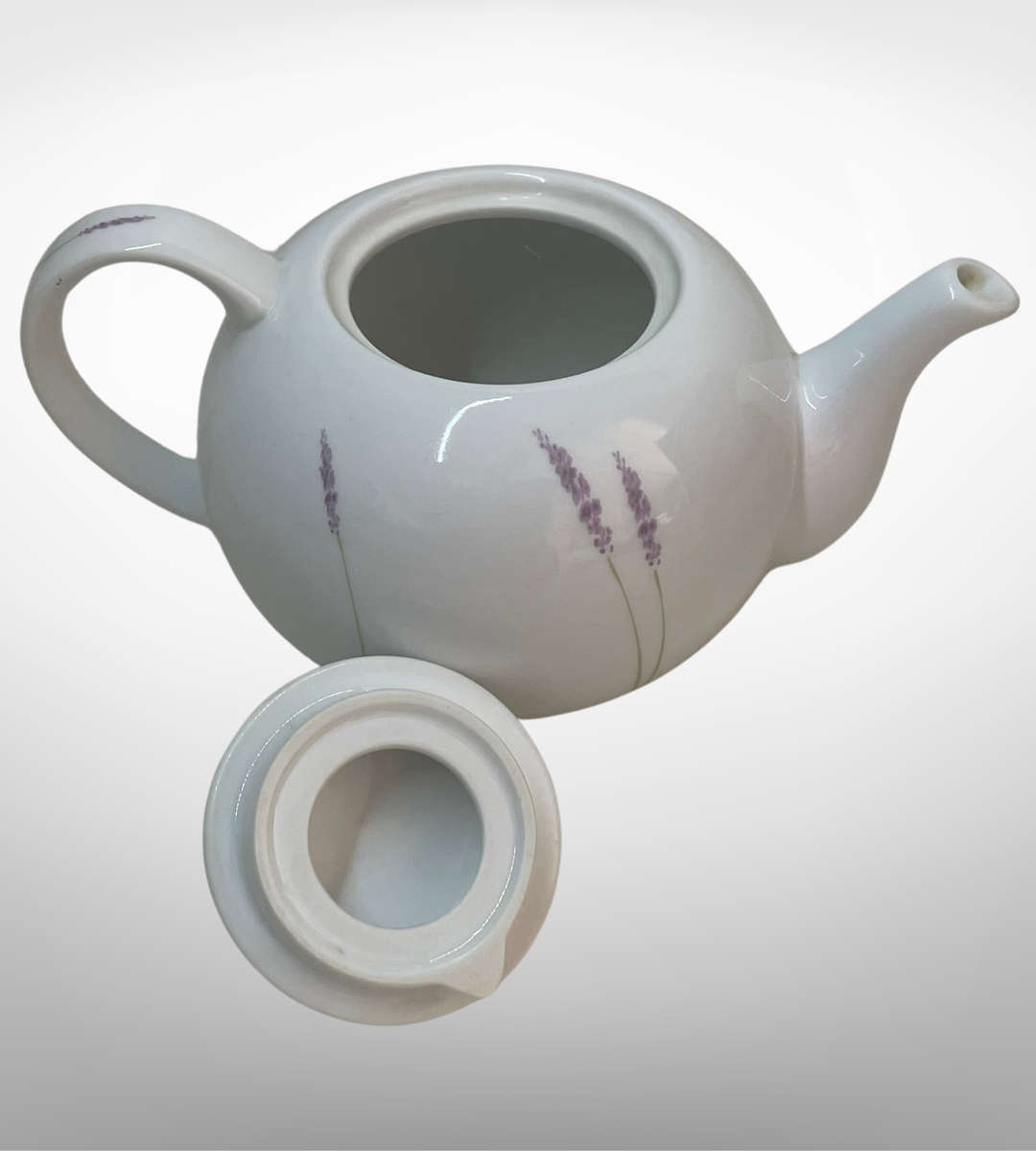Wiesenthal Porcelain Lavender Teapot  Freezer, Oven & Microwave Safe