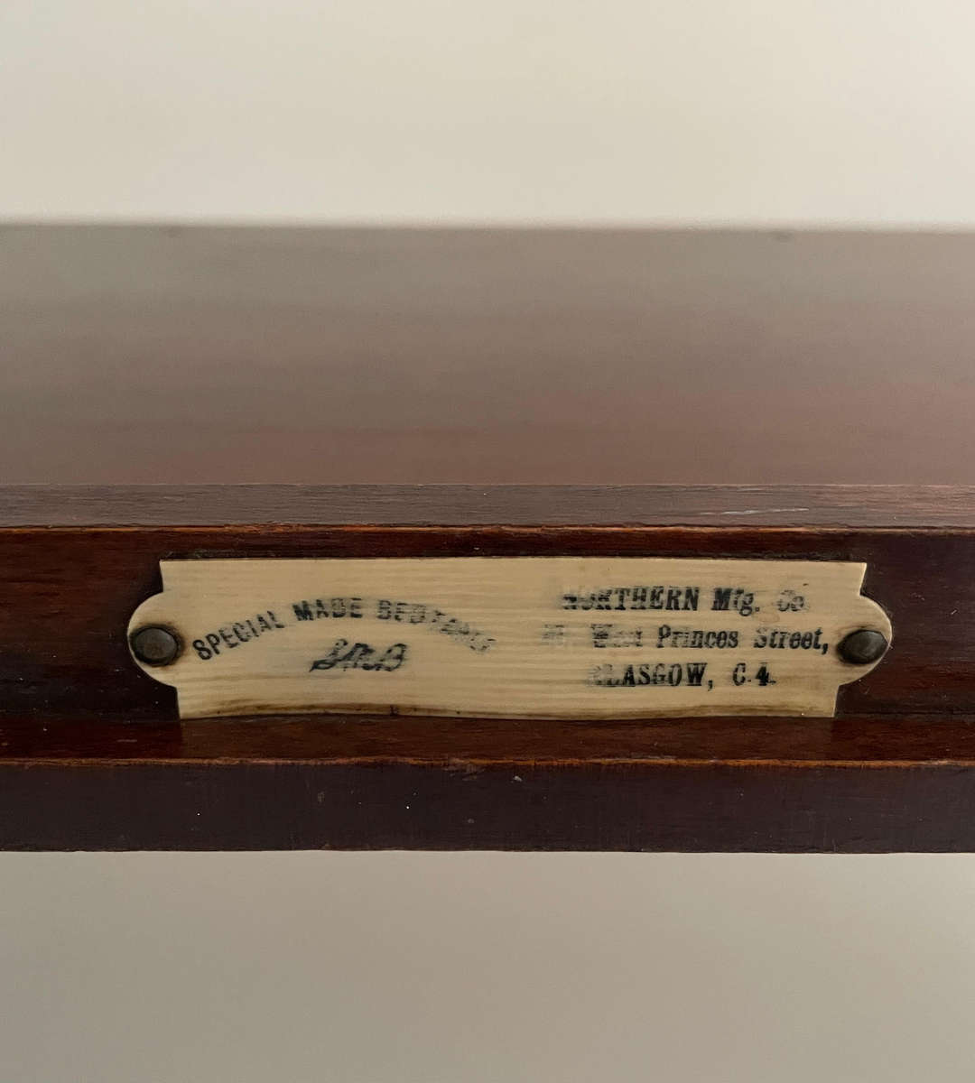 Vintage Folding Butlers Tray  Northern Mfg. Co. Glasgow  66cm Wide  Early 20th Century