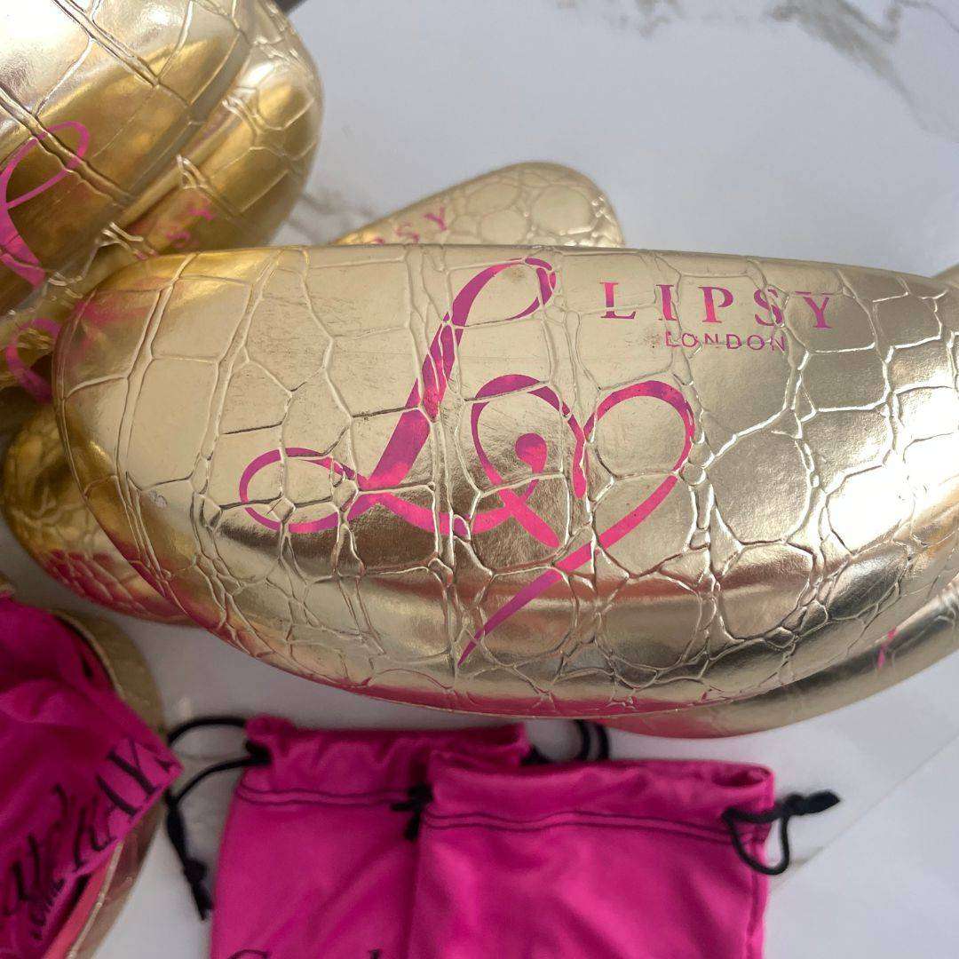 Lipsy London Gold Hard Shell Sunglasses Case  Catch Some Rays  R155 Retail, Now R59