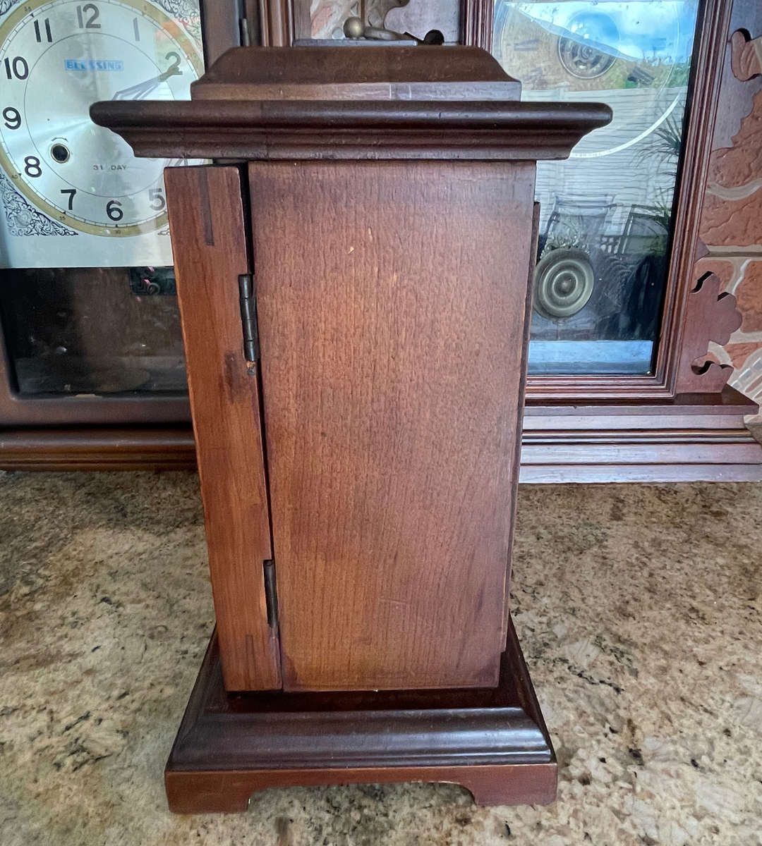 Lot of Antique & Vintage Wall Clocks  Three Star, Blessing, Ansonia (For Restoration)