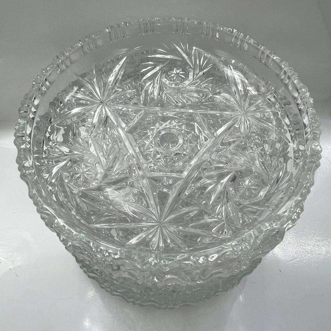 Walther Glas Komet Series Crystal Dessert Bowls  Set of 7  West Germany