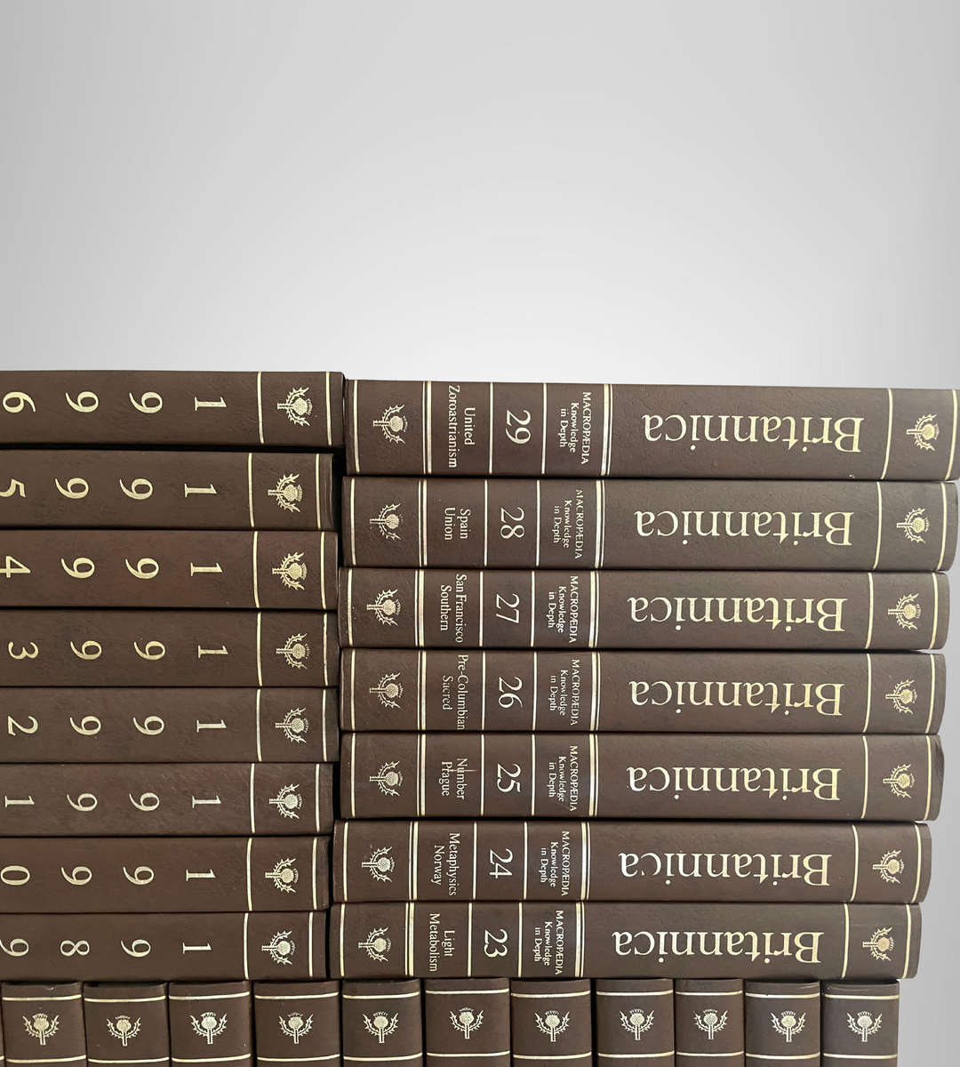 Encyclopedia Britannica 15th Edition (1970s) | 32-Volume Set  40 Books Total | Classic Reference