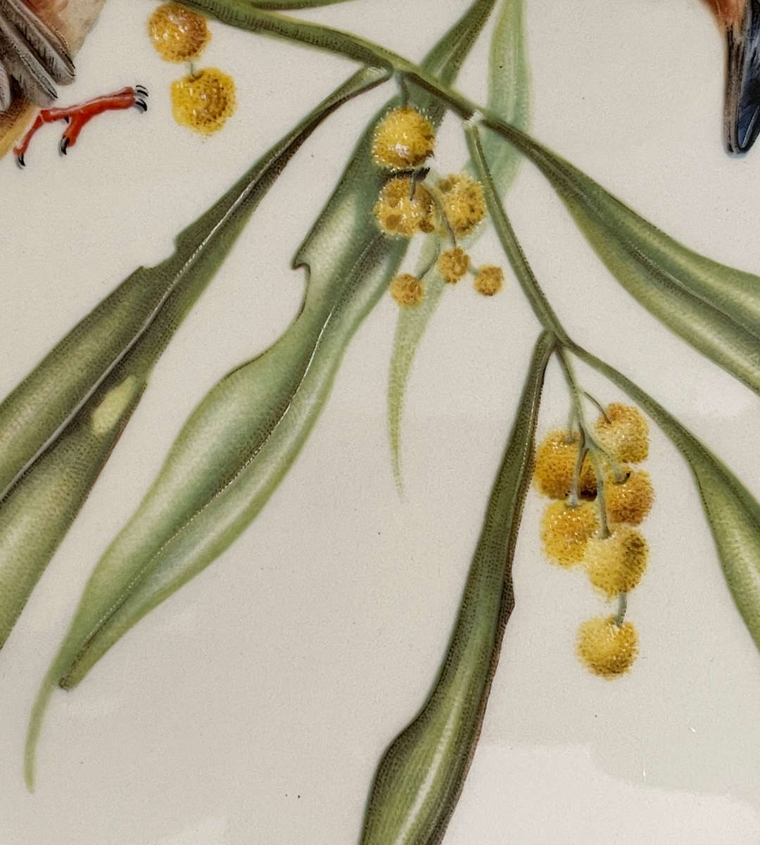 Heritage Collection "Beautiful Birds of South Africas Wilds" Plate - Malachite Kingfishers Design