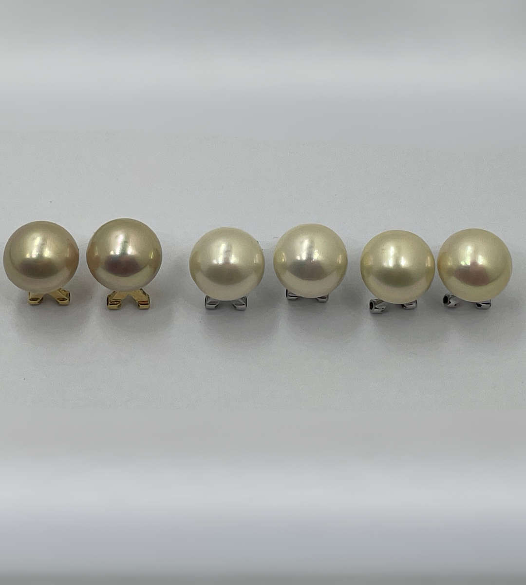 Reserved for Danie- Vintage Marvella - Lot of 3 Pairs - 11mm - Gold & Silver Tone