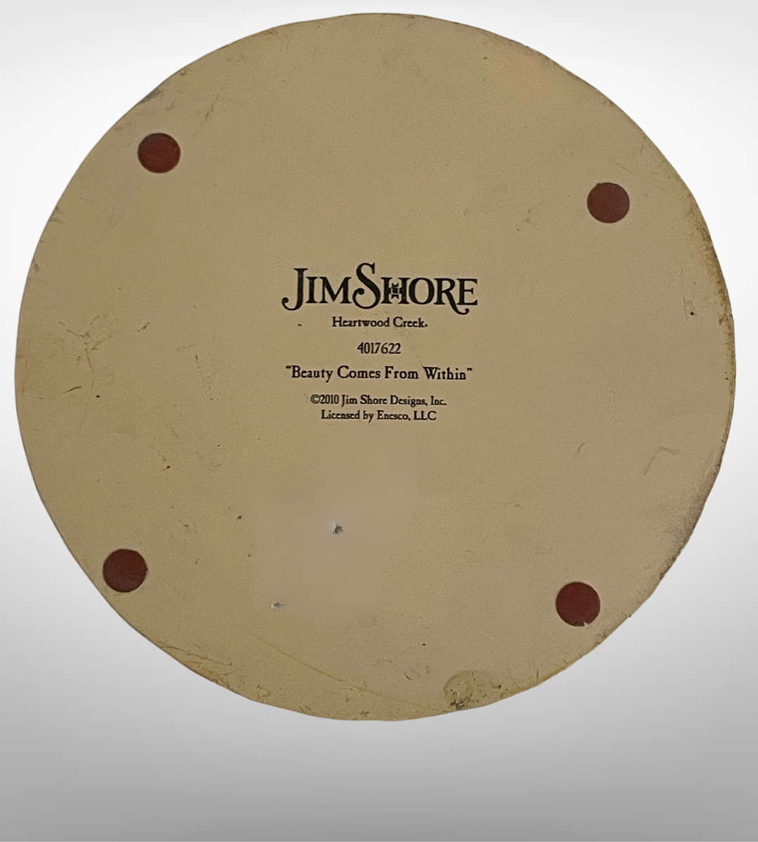 Jim Shore "Beauty Comes From Within" Santa Cookie Jar  Heartwood Creek Collection, 2010