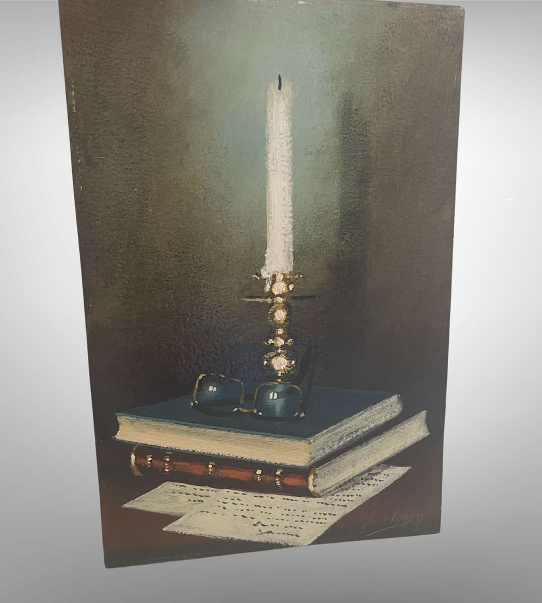 Denzil Herring Original Oil Painting  Still Life Realism (1950-1969)  Unframed