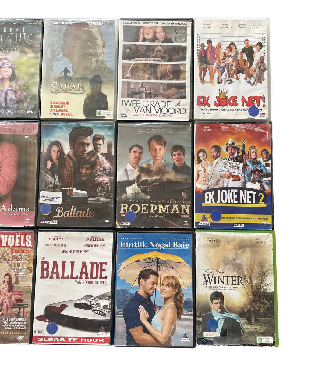 DVD X 24 - 24 Preowned Afrikaans DVDs - Great Condition, R130 (Extras Included!)