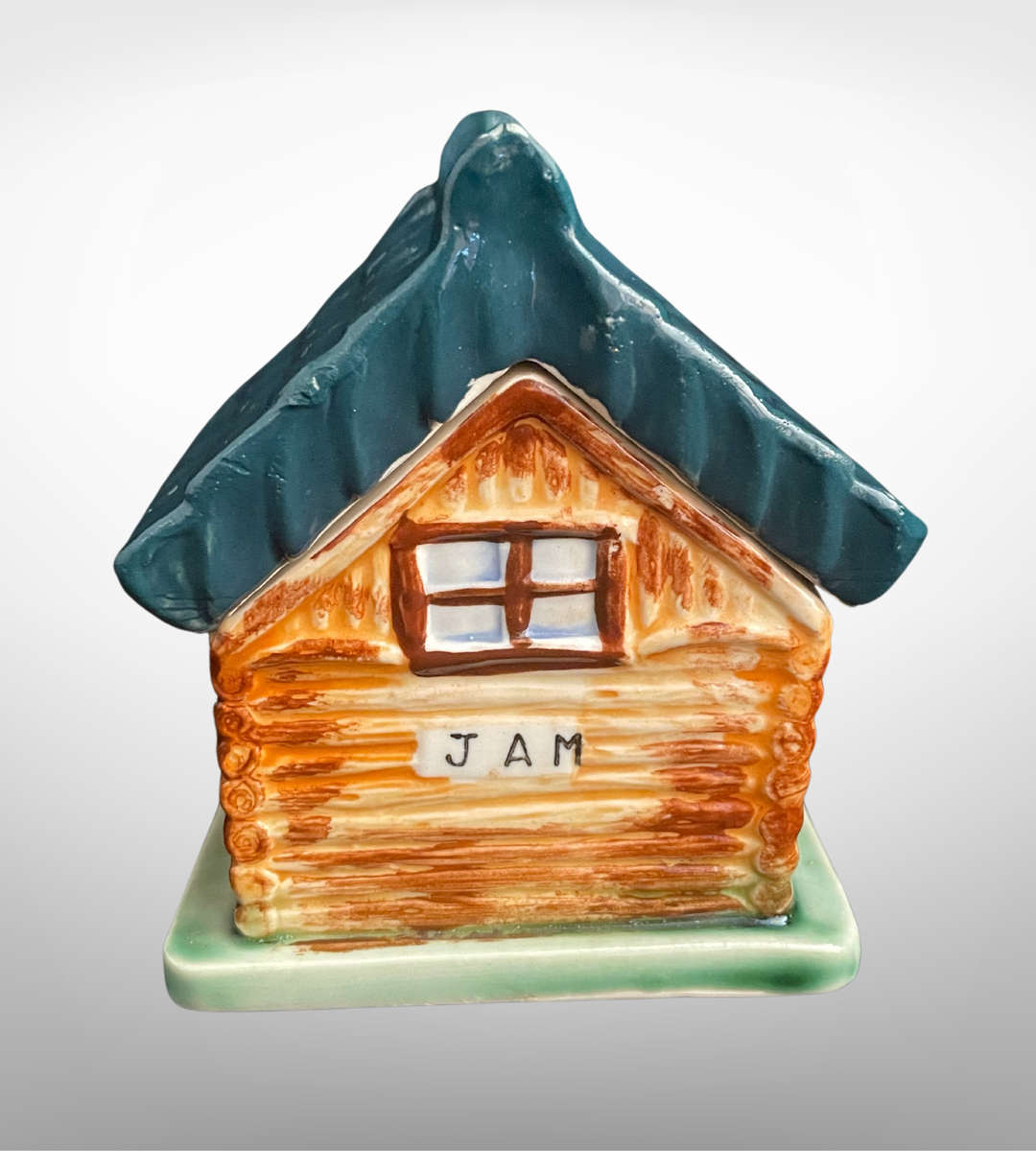 Vintage Kings Way Dog House Jam Jar with Lid  Ceramic Collectible (1960s)