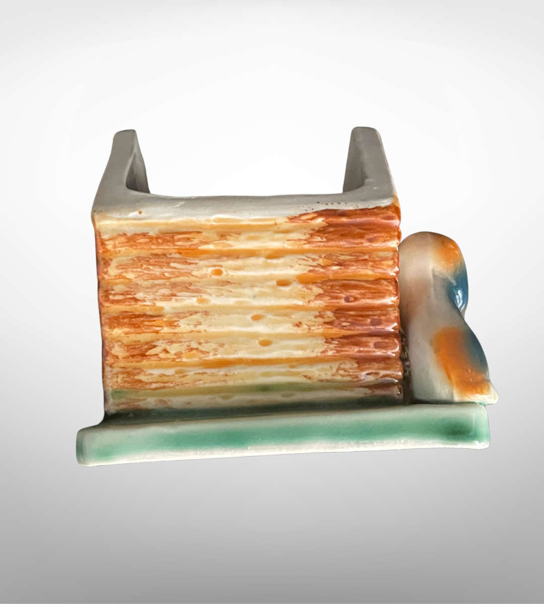 Vintage Kings Way Dog House Jam Jar with Lid  Ceramic Collectible (1960s)