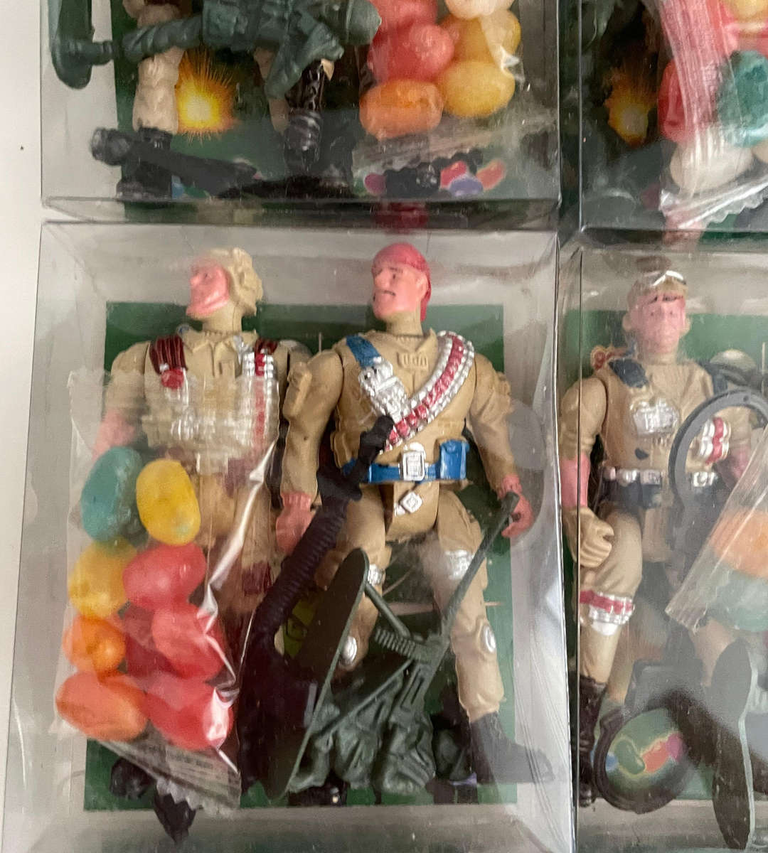 Lot of 10 Army Team Sets (2 soldiers each) - Gordons Sweets 2009 - Display Only